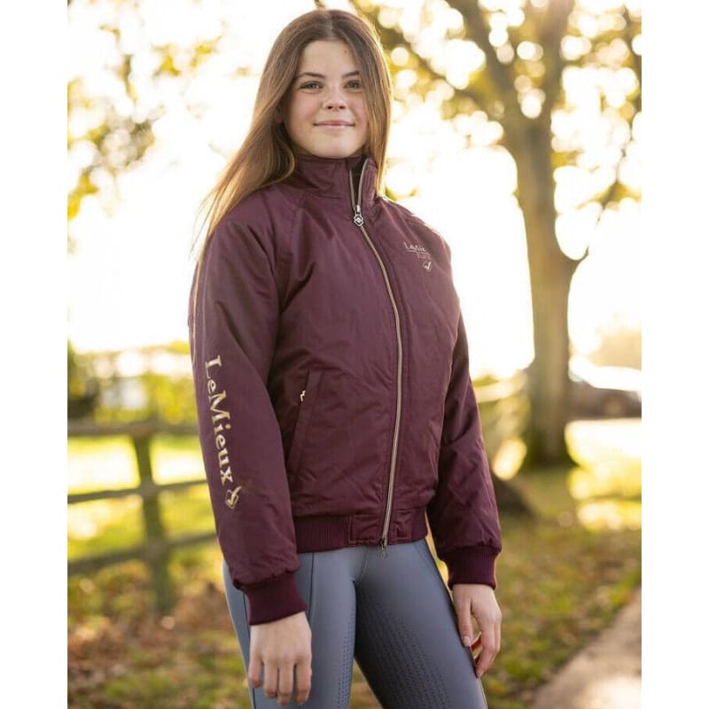 Veste LeMieux Mini Elite Team Pour Enfants – Logo, Blouson Marine, âge 3-8 Ans