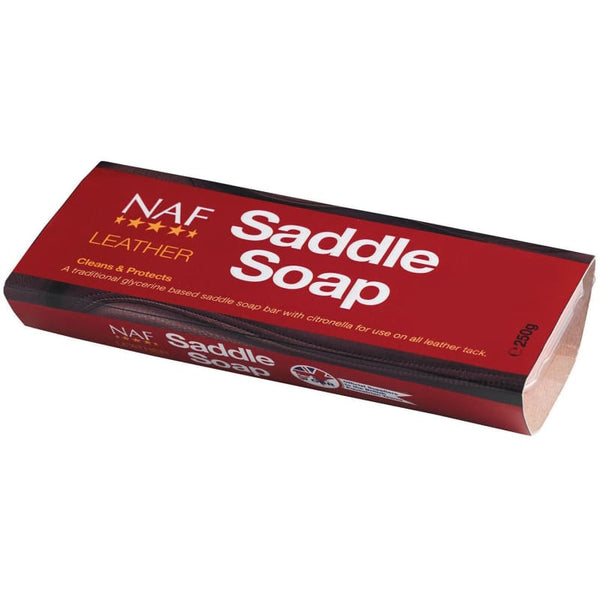 NAF Leather Glycerine Saddle Soap Bar With Citronella For All Leather Tack 250g