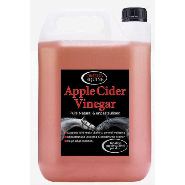 Omega Equine Apple Cider Vinegar Supplement For Increased Appetite and Health 5L