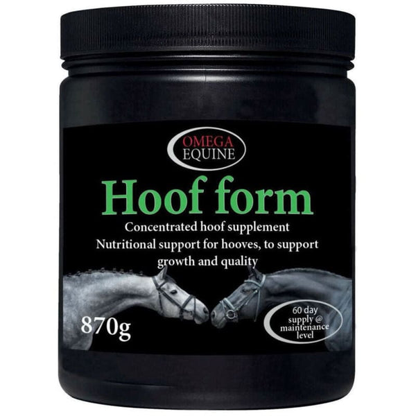 Omega Equine Hoof Form Horn and Hoof Growth Quality and Strength Biotin Supplement