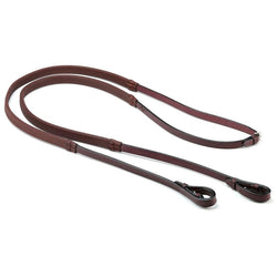 Selleria Equipe Emporio Leather+ Rubber Reins REE01 Black/Brown/Newmarket P/C/F
