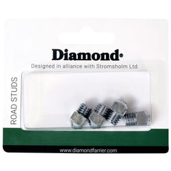 Stromsholm Diamond Road Studs With Tungsten Pin For Extra Grip On Roads (4 Pack)
