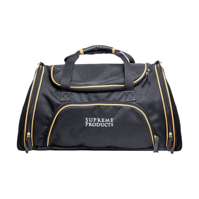 Supreme Products Pro Groom Show Kit Duffle Bag Sports Luggage Bag Black Gold Cork Farm Equestrian