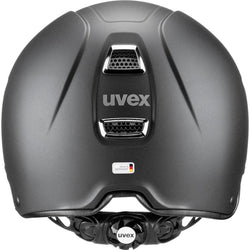Uvex PERFEXXION II Chrome Helmet Adjustable Riding Hat VG1 Black/Grey/Navy S-XL