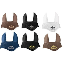 Veredus Crochet Fly Veil/Hood/Fringe Ear Bonnet Black/White/Navy/Brown/GrandSlam