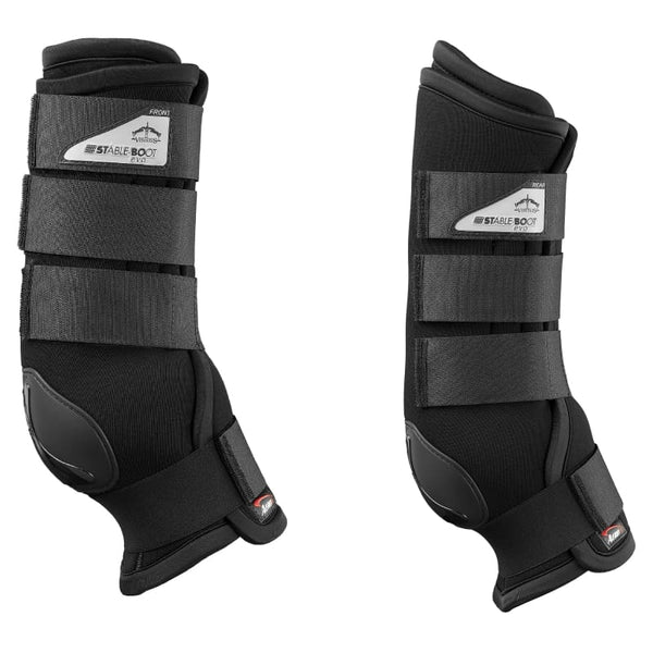 Veredus Stable Boots Evo Foam Front and Rear Alternative to Bandaging S/M/L Black