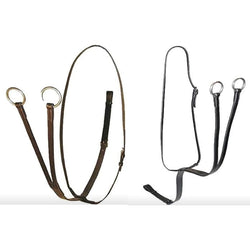 Whitaker Lynton Running Martingale Leather Black or Havana Pony/Cob/Full Size