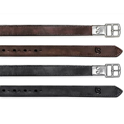 Bates Heritage Leather Non-Stretch Stirrup Leathers Brown 122cm SALE