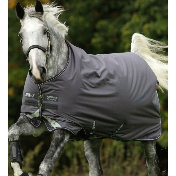 Horseware Amigo Bravo 1200d Turnout Rug Lightweight Lite 0g Navy/Grey 5'6"-7'3"