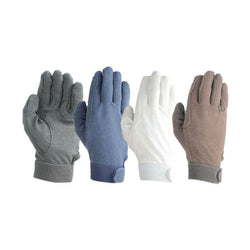Hy5 Adults Lightweight Cotton Pimple Palm Riding Gloves XS SALE