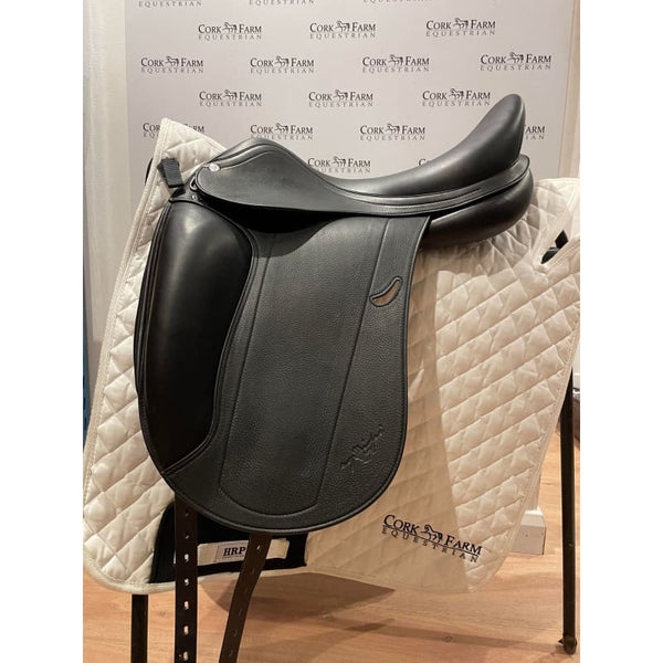 Selleria Equipe Emporio Dressage Special MonoFlap Saddle Black 17 M+1 SALE