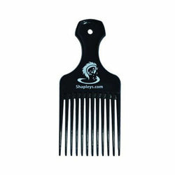 Shapley's Super Mane and Tail Pick Comb Brush Pulls Shortens and Thins Hair Black