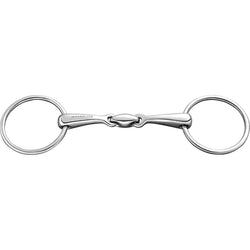 Sprenger Double Jointed Snaffle Bit Stainless Steel Copper Plus 115-145mm 40905